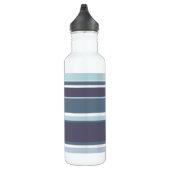 Blauwgrijze strepen waterfles  (Rechts)