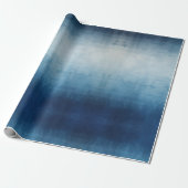Blauwgrijze textuur cadeaupapier (Uitgerold)