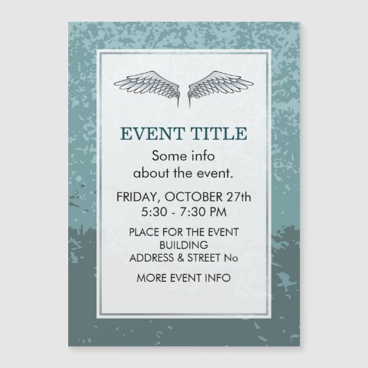 Blauwgrijze vleugels (Voorkant)