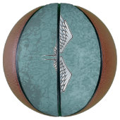 Blauwgrijze vleugels basketbal (Verticaal)