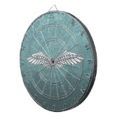 Blauwgrijze vleugels dartbord (Voorkant Rechts)