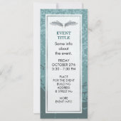 Blauwgrijze vleugels kaart (Achterkant)