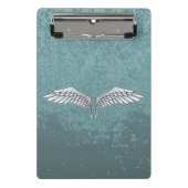 Blauwgrijze vleugels mini klembord (Voorkant)