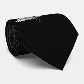 Blauwgrijze vleugels stropdas (Opgerold)