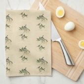 Blauwgrijze vlieger - Amerikaanse vogels van Audub Theedoek (Quarter Fold)