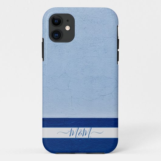 Blauwgrijze wandtelefoons Case-Mate iPhone case (Achterkant)