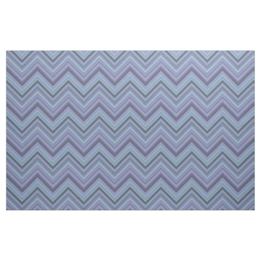 Blauwgrijze zigzagstroken stof (Fat Quarter)
