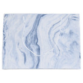 Blauwgrijze zwenkbrauwen groot cadeauzakje (Voorkant)