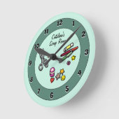 Blauwgroen aangepaste kraproom of Craft Room  Ronde Klok (Hoek)