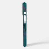 Blauwgroen abstract Case-Mate iPhone case (Achterkant / Links)