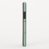 Blauwgroen Abstracte Geometrische Telefoonhoes Case-Mate iPhone Case (Achterkant/rechts)