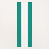 Blauwgroen achtergrond van Cool Long White Racing  Yogamat (Voorkant)