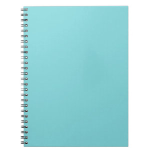 Blauwgroen achtergrond van Seashore Blue op maat Notitieboek