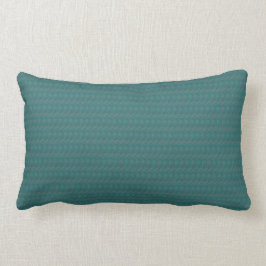 Blauwgroen afdrukken binnenshuis van lumbar Pillow Kussen