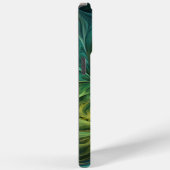 Blauwgroen AI fractaal patroon Case-Mate iPhone Case (Achterkant / Rechts)