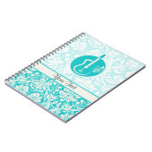 Blauwgroen akoestische gitaren notitieboek (Linkerzijde)