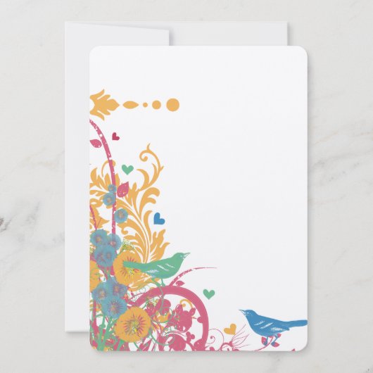 Blauwgroen Aqua Beeswax Raspberry Green Lovebird W Kaart (Achterkant)