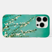 Blauwgroen Aqua Fine Art Floral Botanische iPhone Case-Mate iPhone Case (Achterkant (horizontaal))