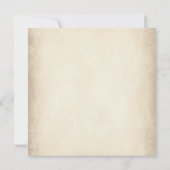 Blauwgroen Aqua Gerber Daisy Rustic Wedding Invita Kaart (Achterkant)