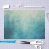 Blauwgroen Aqua Green Texture Tissuepapier (Craft)
