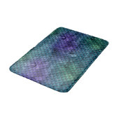 Blauwgroen Aqua Paarse Mermaid Sparkle Badmat (Gekanteld)