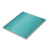 blauwgroen, aqua, turquoise, kraspatroon tegeltje (Zijkant)