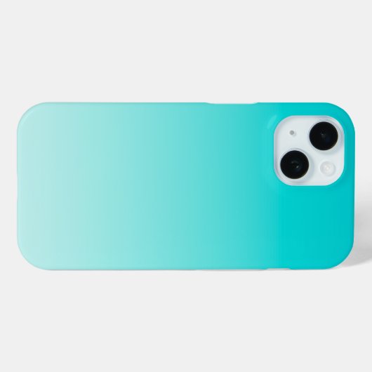 Blauwgroen aquagradiënt Case-Mate iPhone case (Achterkant (horizontaal))