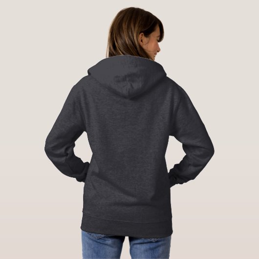 Blauwgroen architect hoodie (Achterkant volledig)