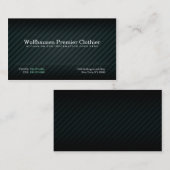 Blauwgroen Armani Suit-Visitekaartjes Visitekaartje (Voorkant / Achterkant)