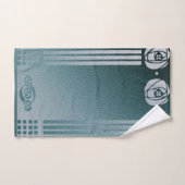 Blauwgroen Art nouveau, Charles Mackintosh, ontwer Handdoek (Handdoek)