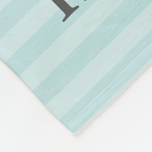 Blauwgroen Baby Fleece Deken (Hoek)