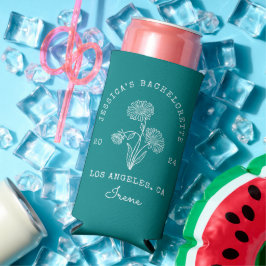 Blauwgroen Bachelorette September Geboorte Maand B Seltzer Blikjeskoeler