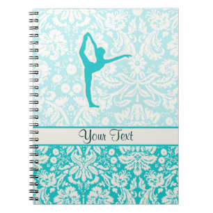 Blauwgroen ballet notitieboek