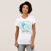 Blauwgroen ballet t-shirt (Voorkant volledig)