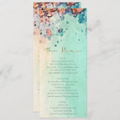 Blauwgroen Beach Sand Rock Weddenschappen - Bezoek Kaart (Voorkant / Achterkant)