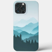 Blauwgroen bergen Case-Mate iPhone case (Achterkant)