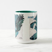 Blauwgroen bèta-vis personaliseer de Mok voor grot (Midden)