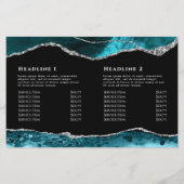 blauwgroen bivoudig brochure zilveragaat (Achterkant)