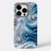  Blauwgroen Blauw Aqua Turquoise Geode Rock Case-Mate iPhone Case (Achterkant)