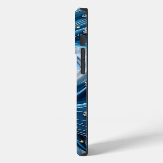  Blauwgroen Blauw Aqua Turquoise Geode Rock Case-Mate iPhone Case (Achterkant / Links)