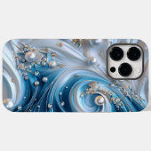  Blauwgroen Blauw Aqua Turquoise Geode Rock Hoesje (Achterkant (horizontaal))