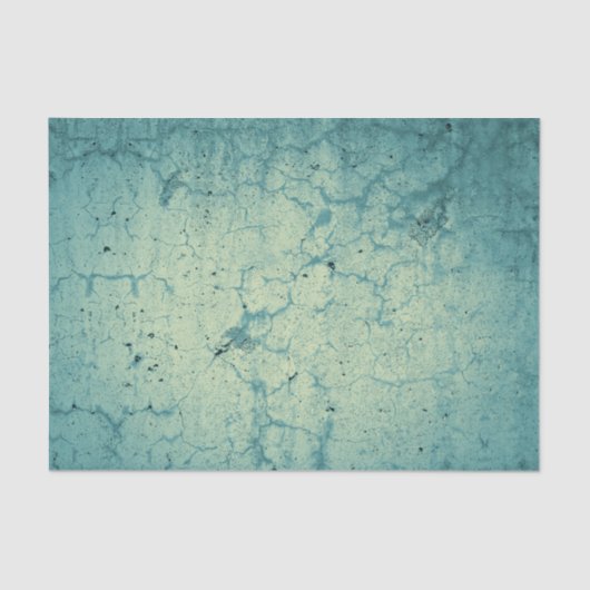 Blauwgroen blauw beige met textuur ontkoppeling tissuepapier (Voorkant)