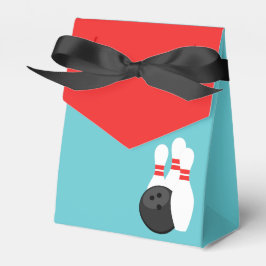 Blauwgroen Blauw Bowling Favor Boxes Bedankdoosjes