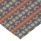 Blauwgroen Blauw Bruin Donkerrood Roest Sinaasappe Tafelkleed (Gekanteld)