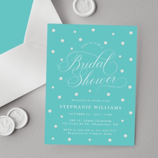 Blauwgroen blauw chique Vrijgezellenfeest Kaart