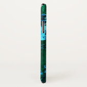 Blauwgroen blauw dans sjaal Case-Mate iPhone case (Achterkant / rechts)