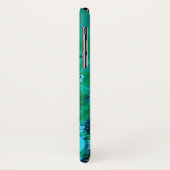 Blauwgroen blauw dans sjaal Case-Mate iPhone case (Achterkant/links)