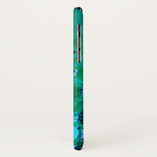 Blauwgroen blauw dans sjaal Case-Mate iPhone case (Achterkant/links)