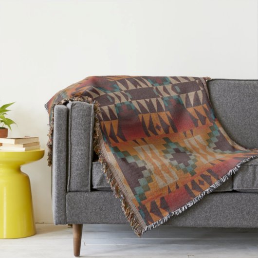 Blauwgroen Blauw Donkerrood Beige Bruin Sinaasappe Deken