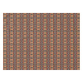 Blauwgroen Blauw Donkerrood Beige Bruin Sinaasappe Tafelkleed (Voorkant (Horizontaal))